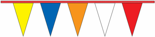 Multi-color Pennant Streamers